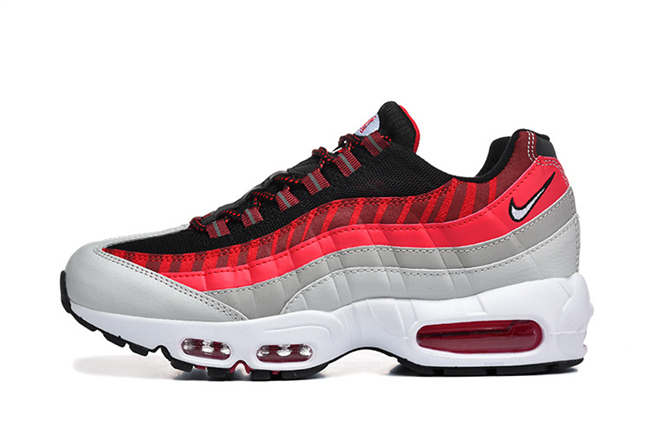 Men's Hot sale Running weapon Air Max 95 Grey/Orange Shoes 078